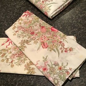 Vintage Ely Foxcroft Garza Floral Sheet Set